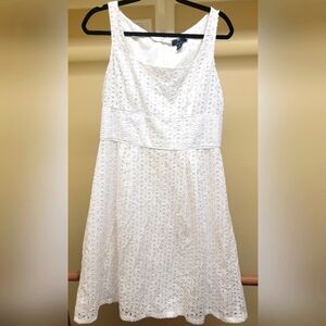 Women's White Eyelet Sundress